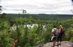 Chegando ao belíssimo Lac Solitaire, no Parc National de La Mauricie, província de Quebec, no Canadá